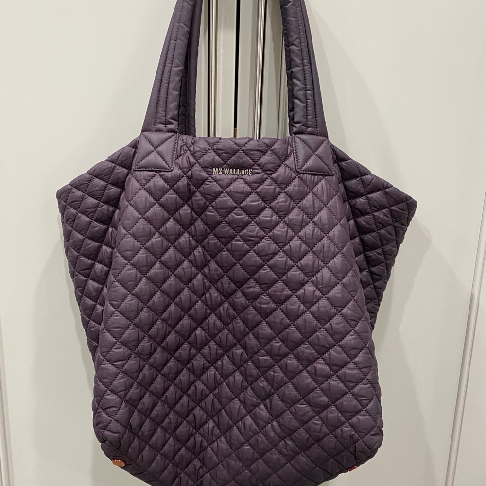 MZ Wallace Large Metro Tote in Maroon